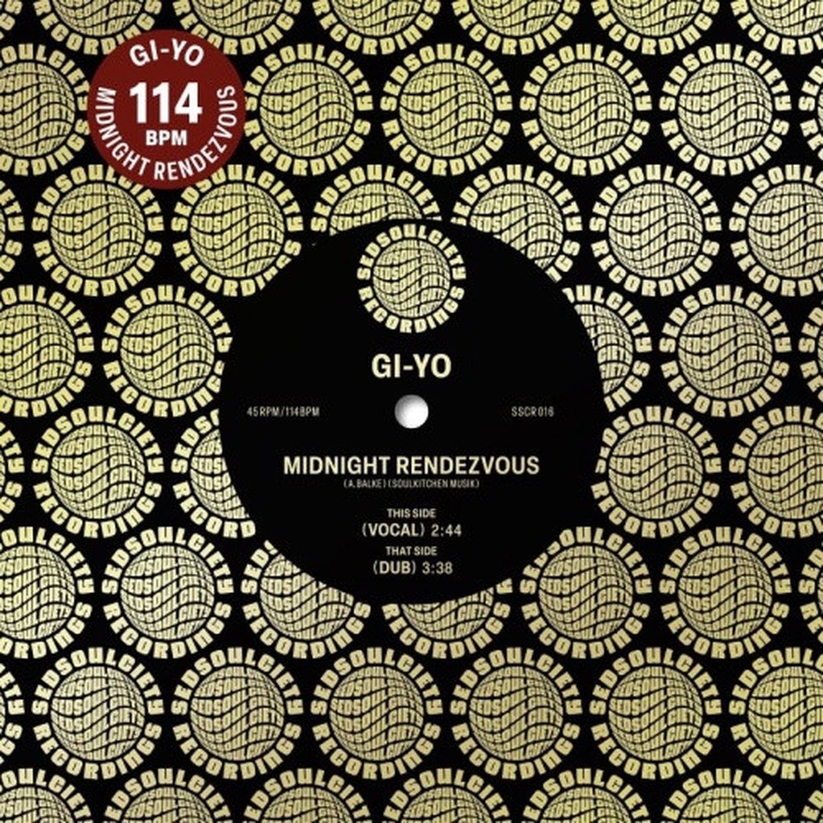 GI-YO – Midnight Rendezvous – 7″ Vinyl
