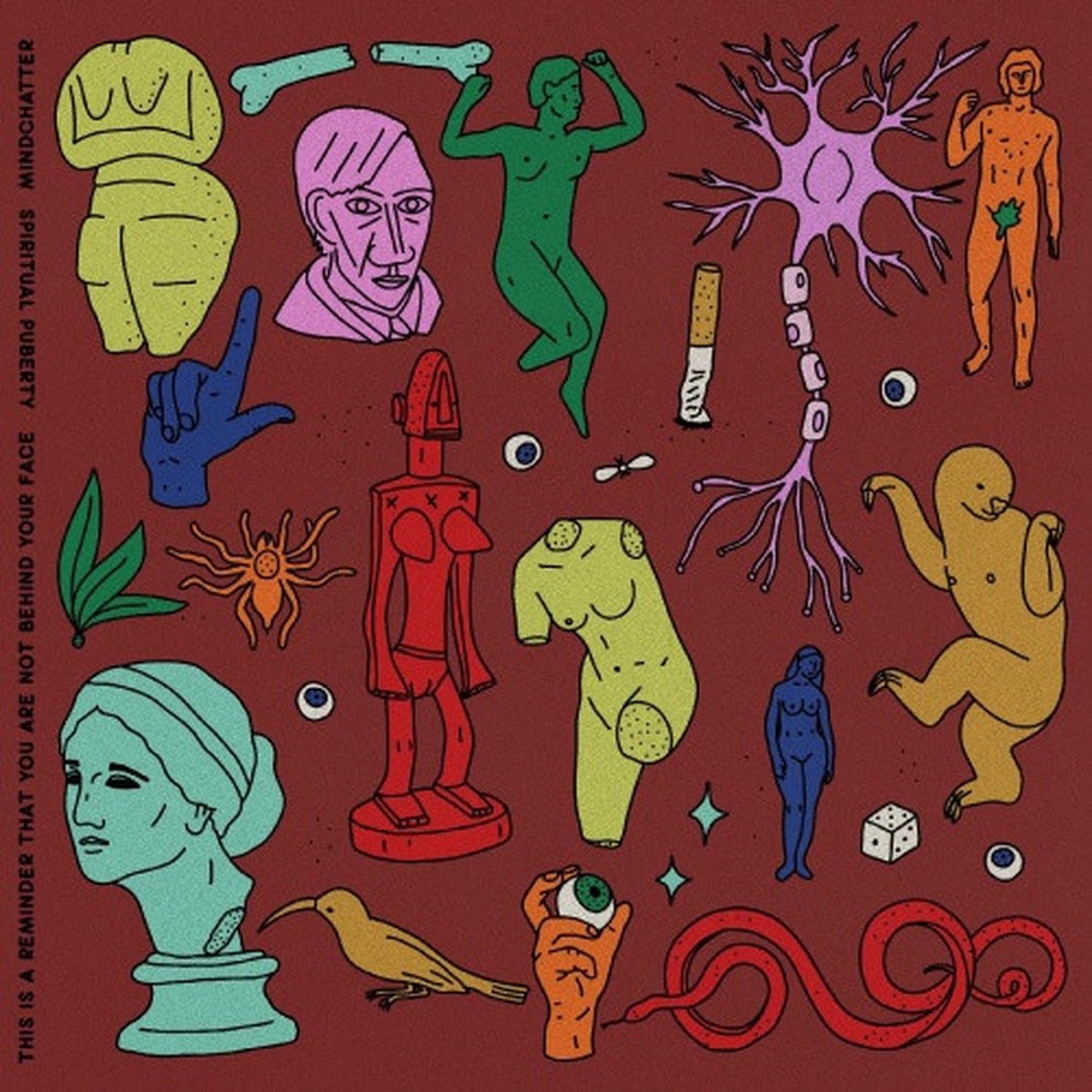 Mindchatter – Spiritual Puberty + This Is A Reminder That You Are Not Behind Your Face – LP Vinyl