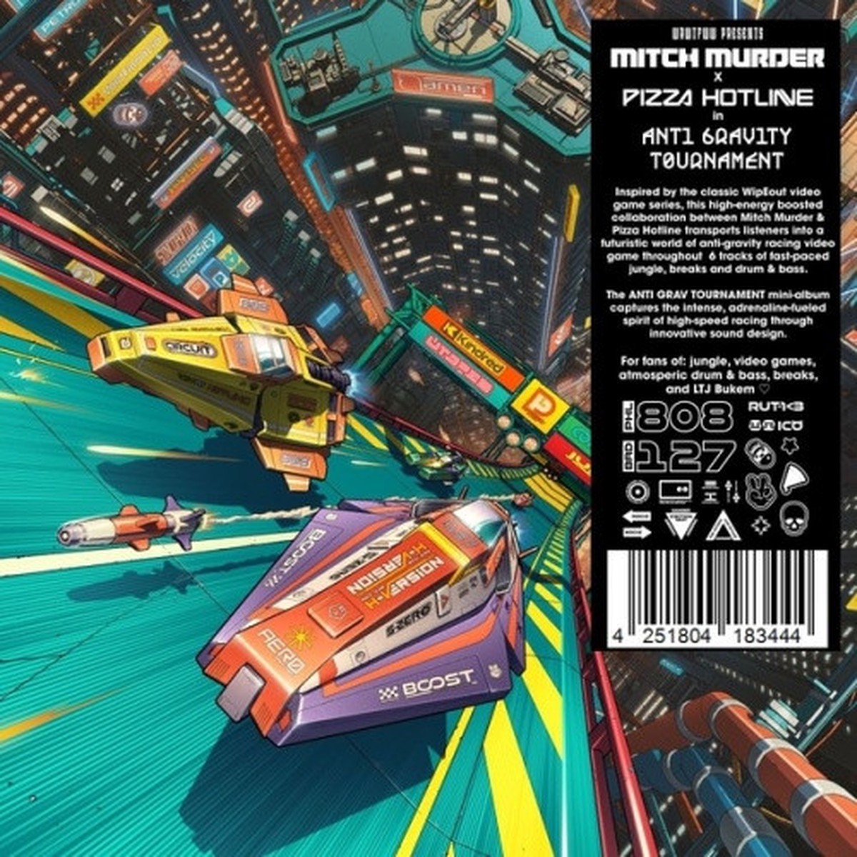 Mitch Murder x Pizza Hotline – Anti Gravity Tournament – LP Vinyl