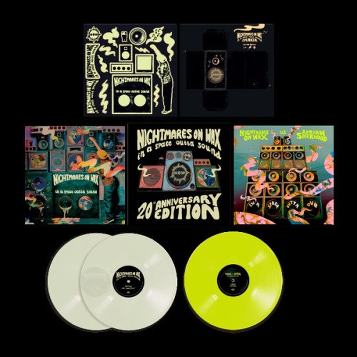 Nightmares On Wax – In A Space Outta Sound (20th Anniversary) – 3x LP Colored Vinyl Box Set