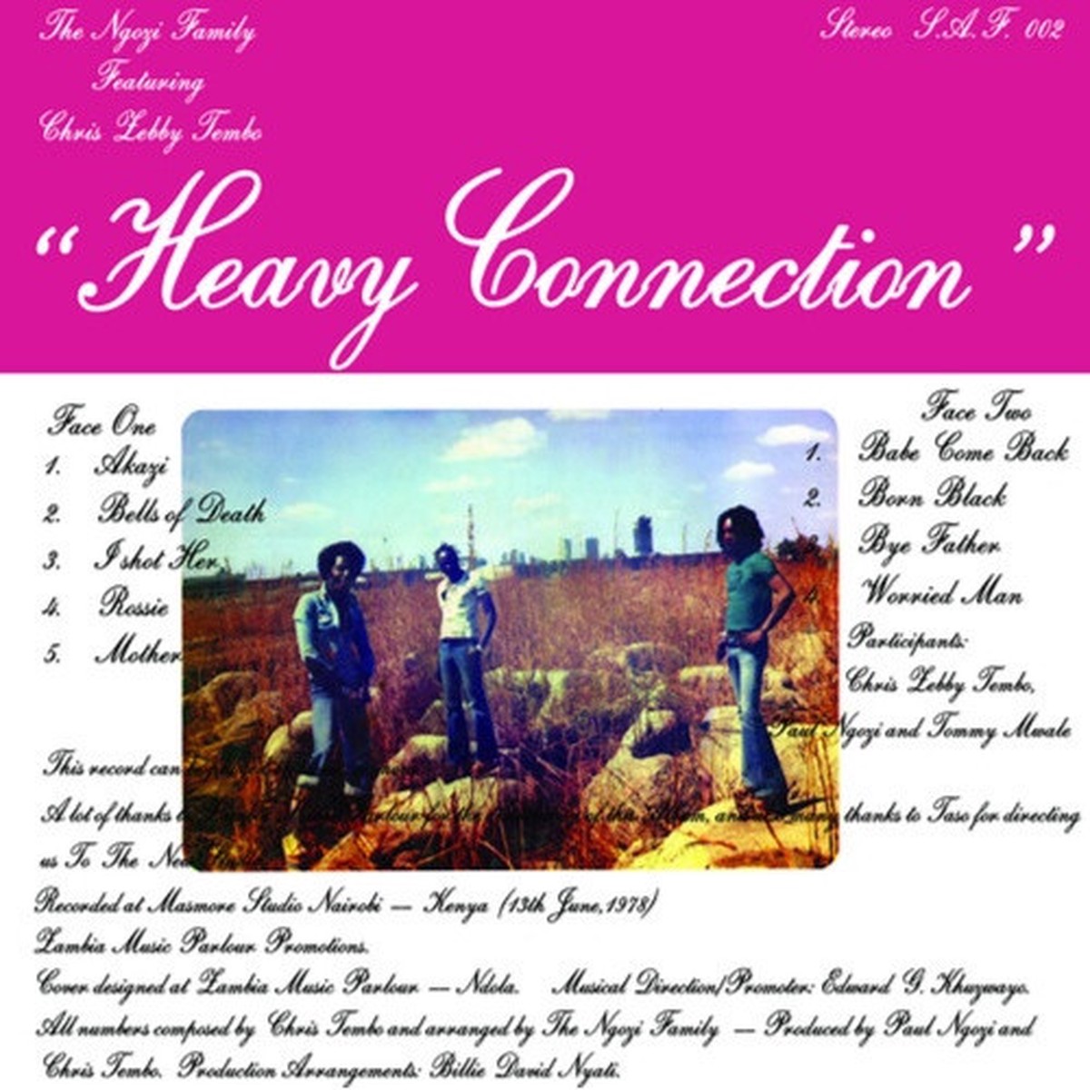The Ngozi Family feat Chrissy Zebby Tempo – Heavy Connection – LP Vinyl