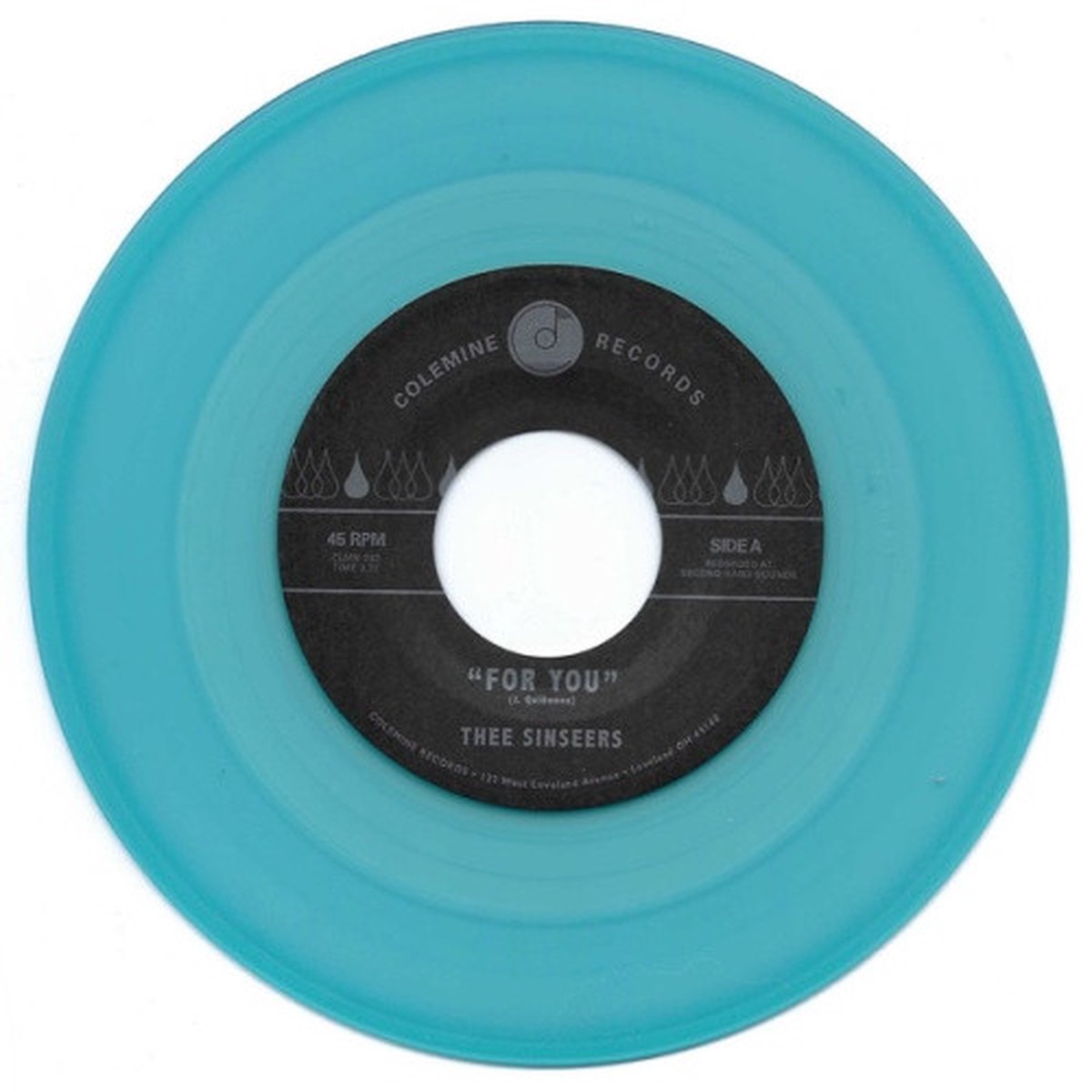 Thee Sinseers – For You – 7″ Colored Vinyl