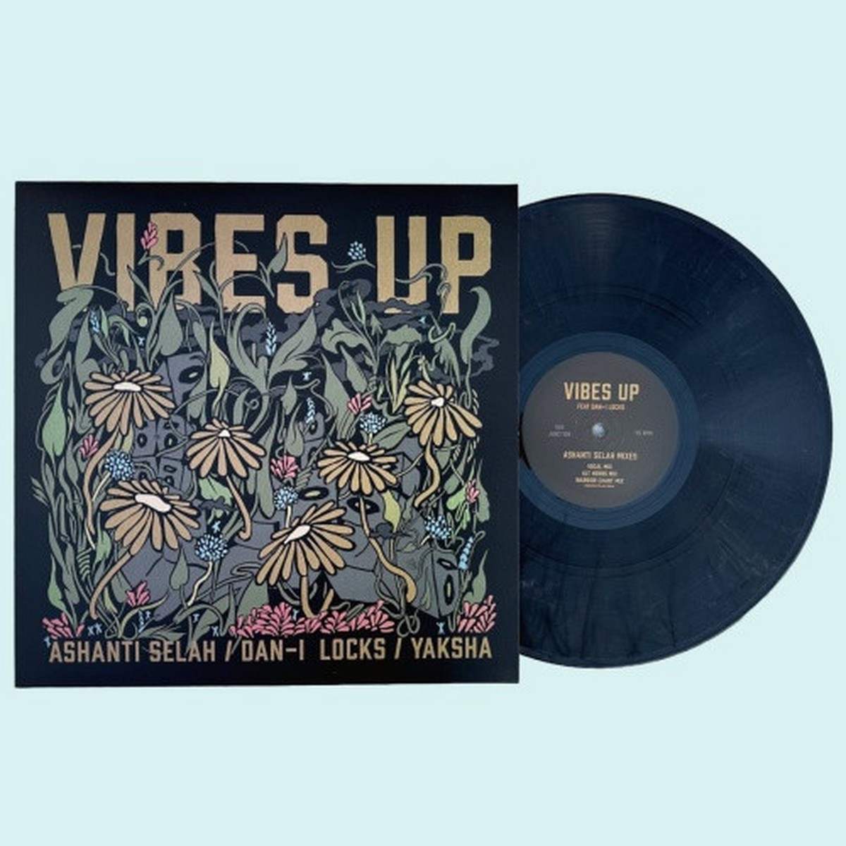 Ashanti Selah / Dan I Locks / Yaksha – Vibes Up – 12′ Colored Vinyl