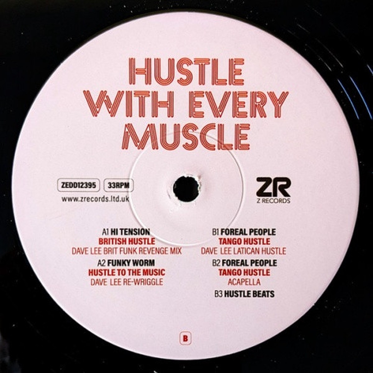 Dave Lee – Hustle With Every Muscle – 12″ Vinyl