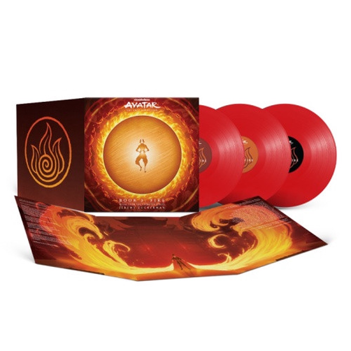 Jeremy Zuckerman – Avatar: The Last Airbender – Book 3: Fire – 3x LP Colored Vinyl