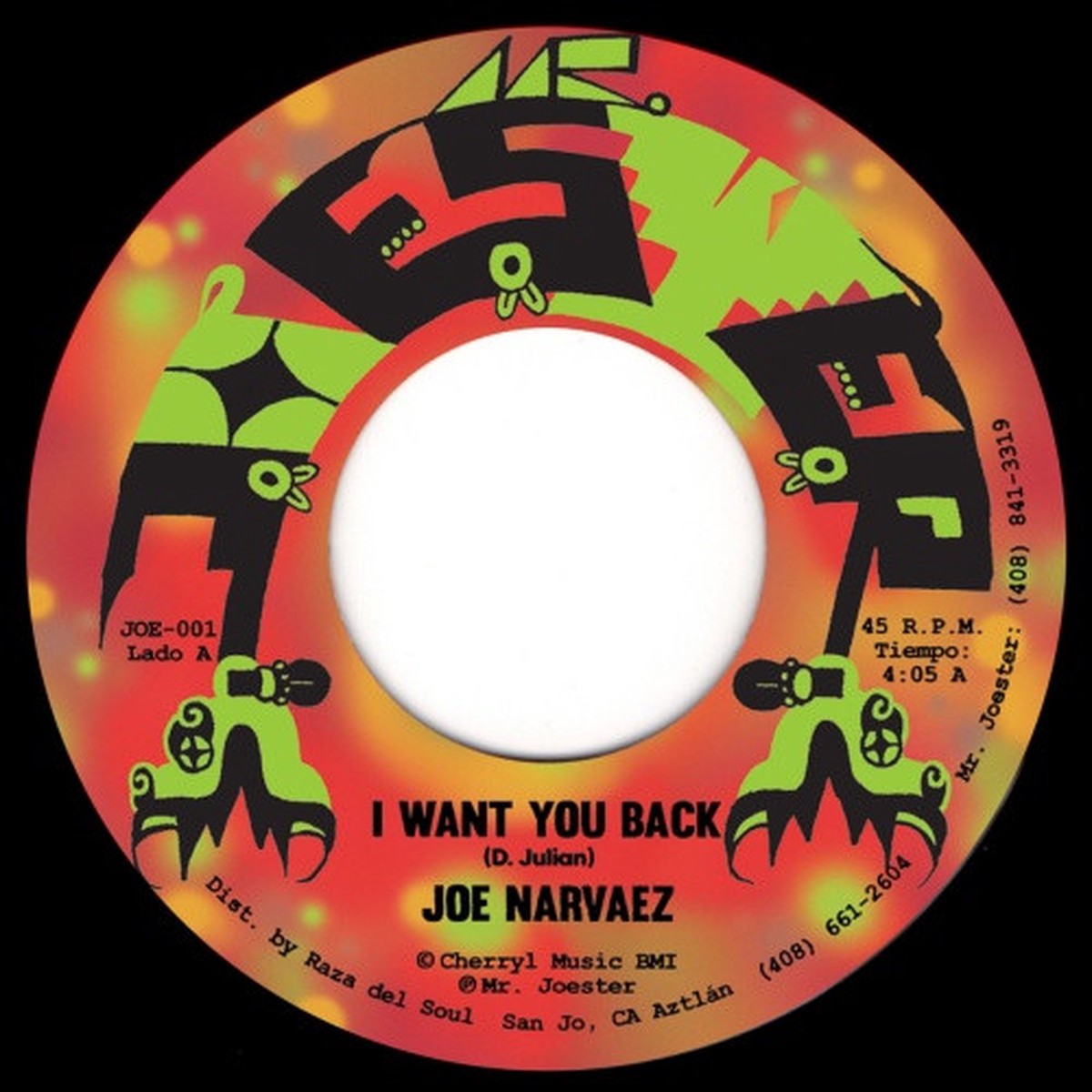 Joe Narvaez – I Want You Back – 7″ Vinyl