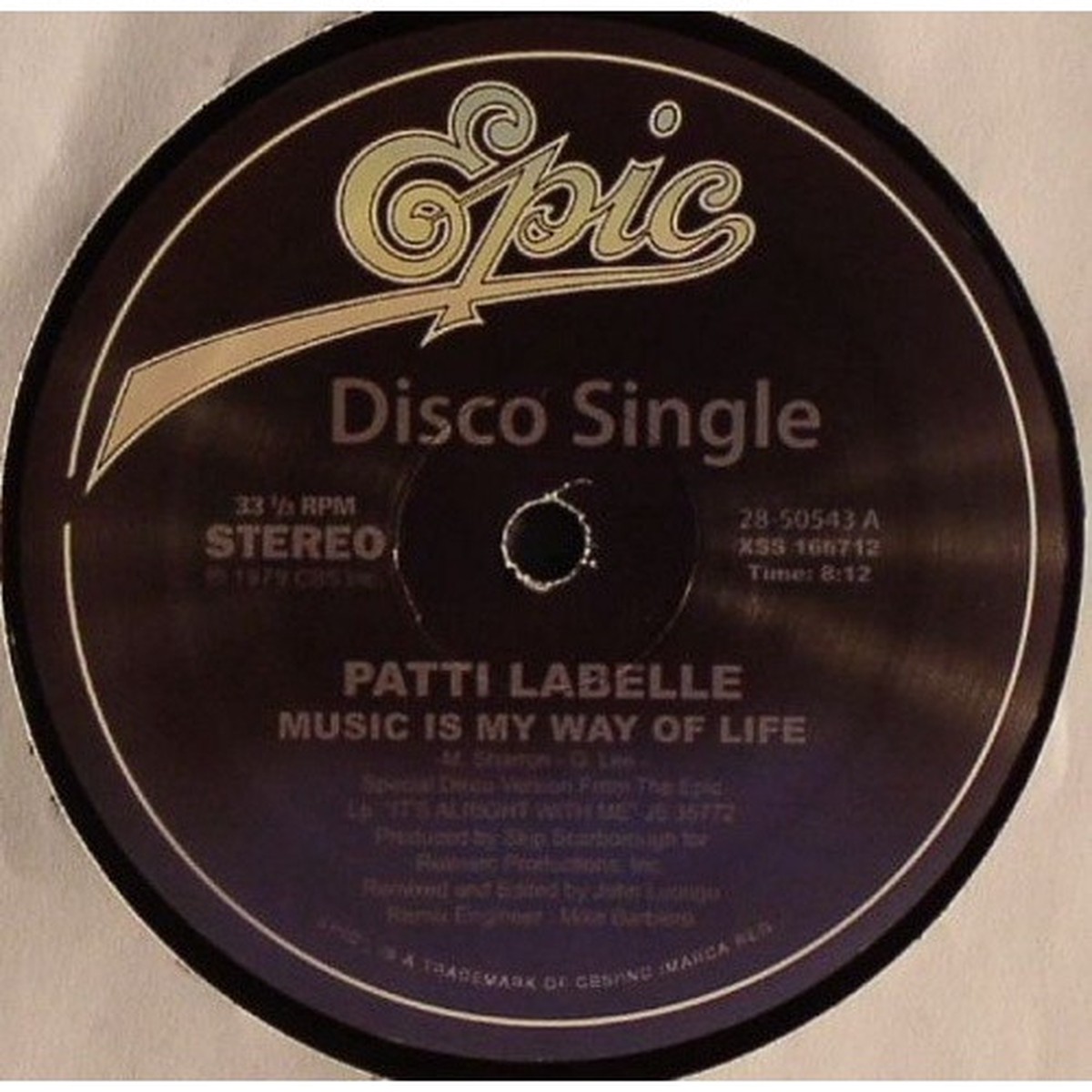 Patti Labelle – Music Is My Way Of Life / What Can I Do For You – 12″ Vinyl