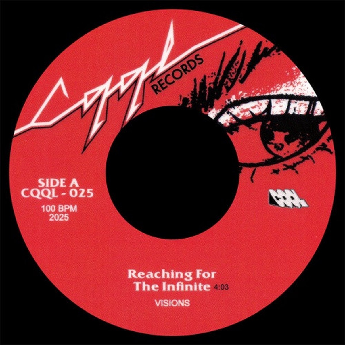 Visions – Reaching For The Infinite / Back To Fire – 7″ Vinyl