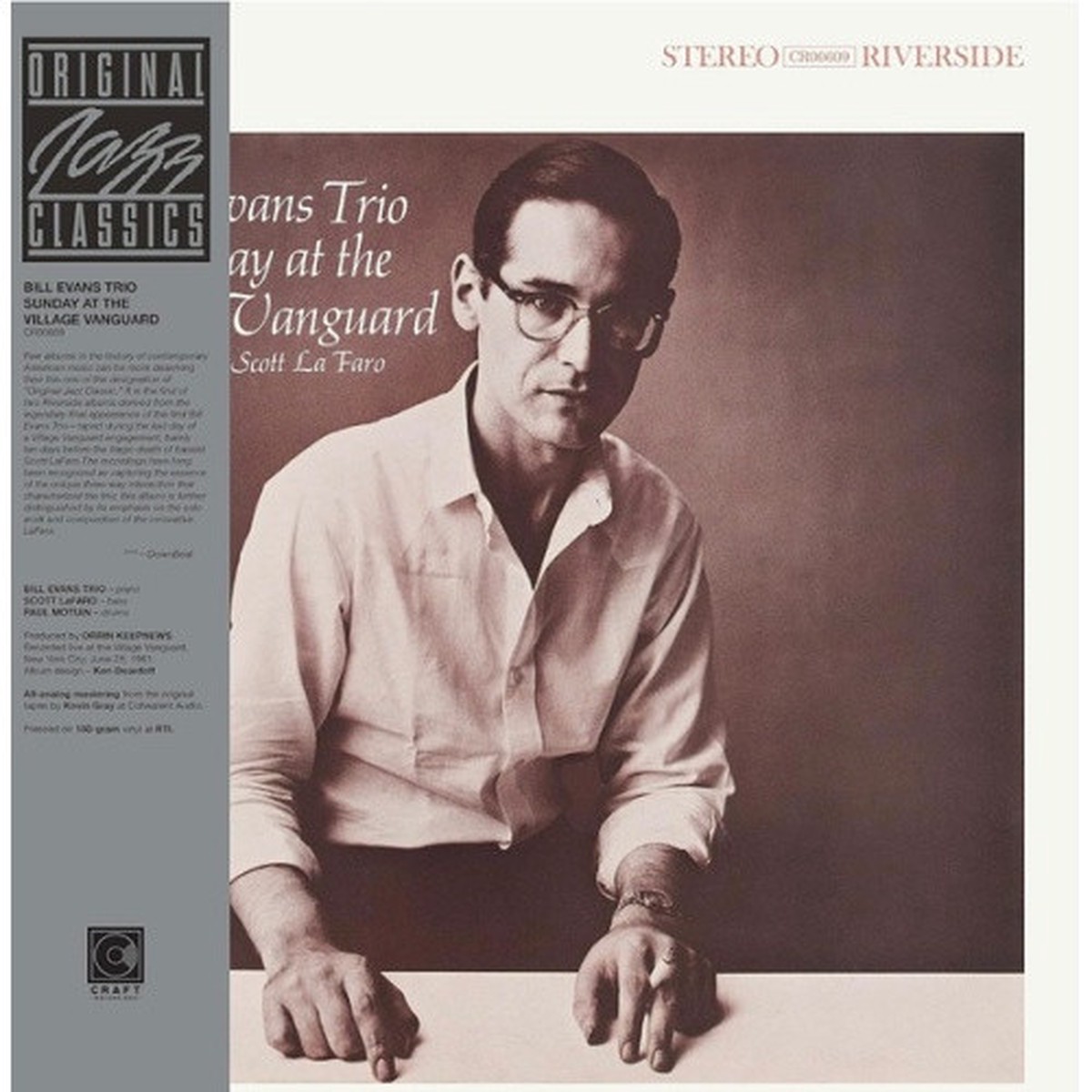 Bill Evans Trio – Sunday At The Village Vanguard – LP Vinyl