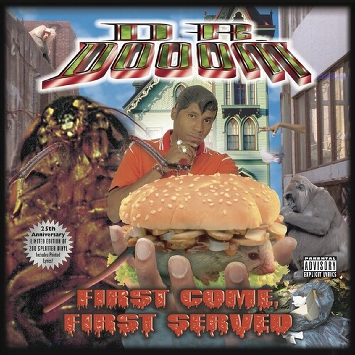 Dr. Dooom – First Come, First Served (25th Anniversary) – 2x LP Colored Vinyl