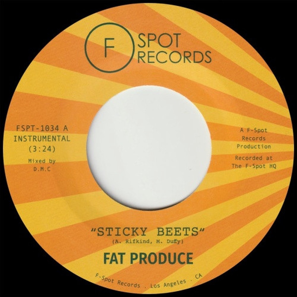 Fat Produce – Sticky Beets – 7″ Vinyl