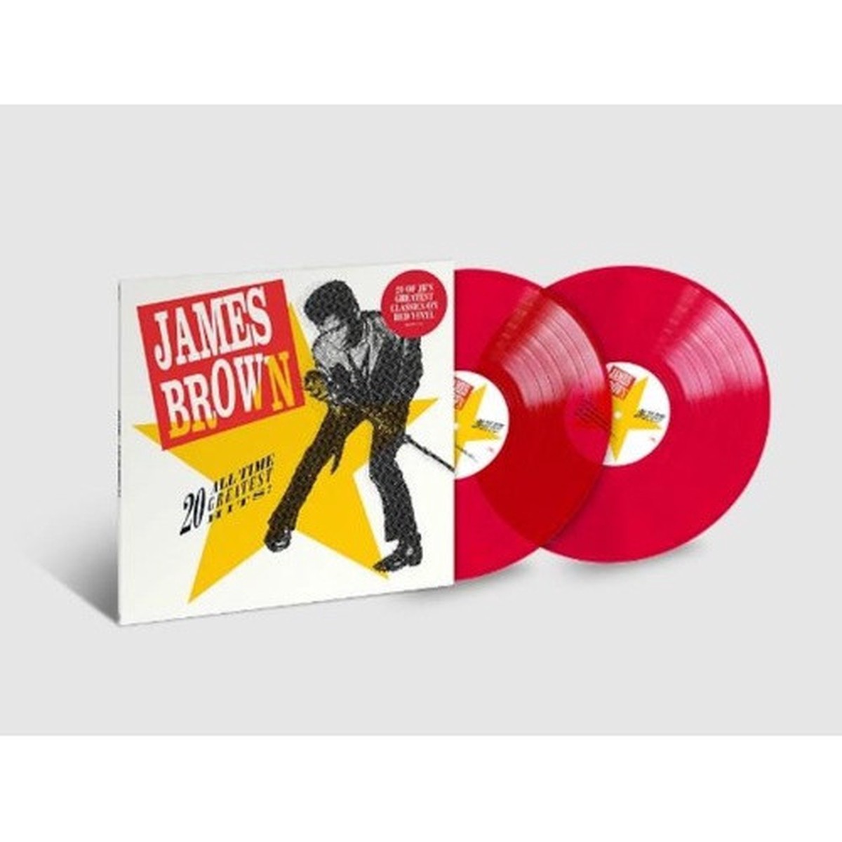 James Brown – 20 All-Time Greatest Hits! – 2x LP Colored Vinyl