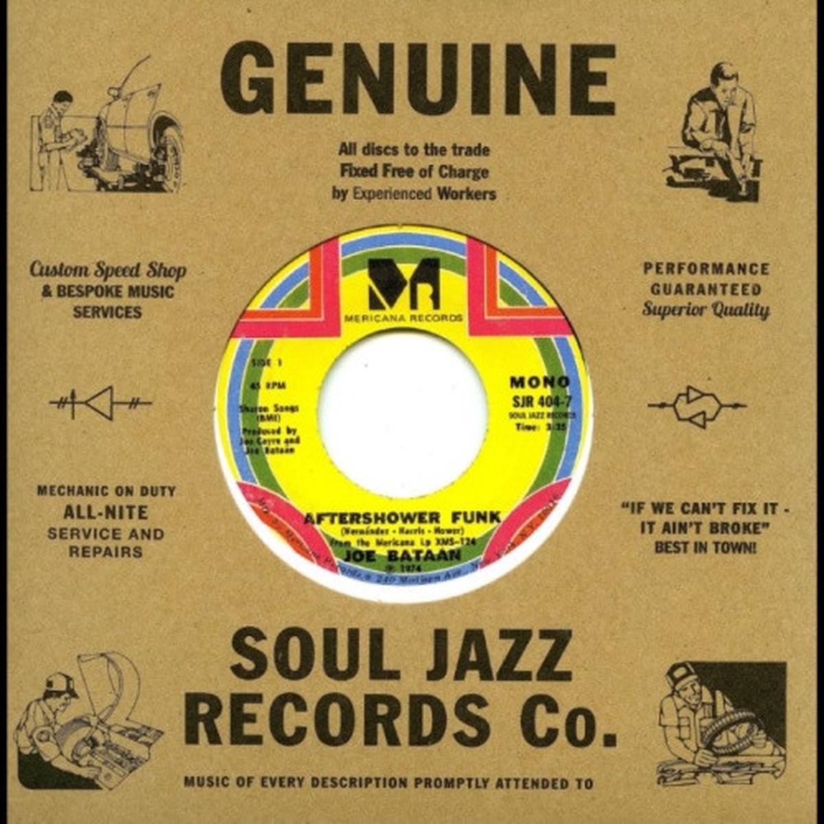 Joe Bataan – Aftershower Funk / Fin – 7″ Vinyl