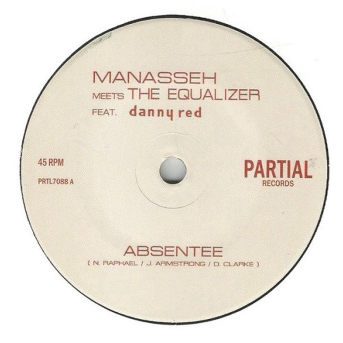 Manasseh Meets The Equalizer – Absentee – 7″ Vinyl