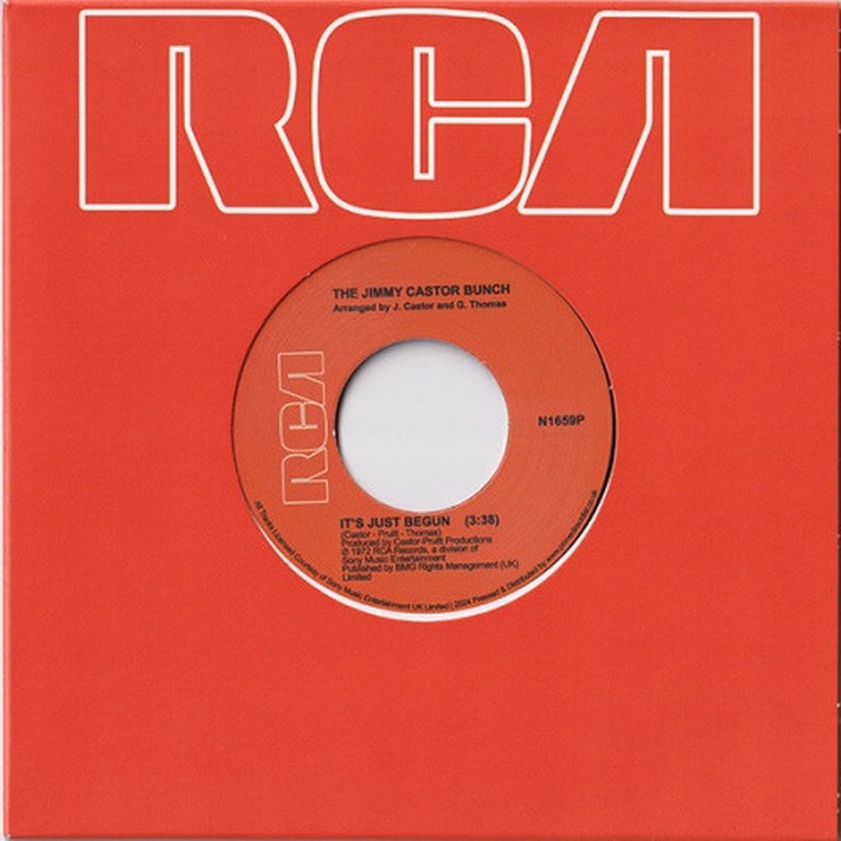 The Jimmy Castor Bunch – It’s Just Begun / Troglodyte (Cave Man) RSD – 7″ Vinyl